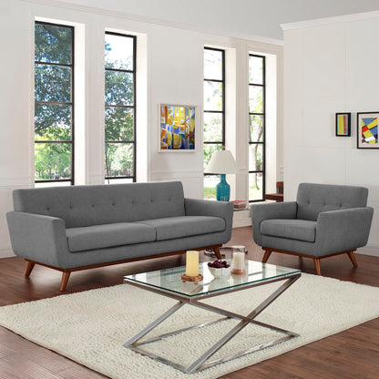 Engage Armchair and Sofa Set of 2 by Furniture For America