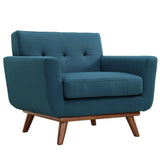 Flint Armchairs and Sofa Set of 3 in Azure