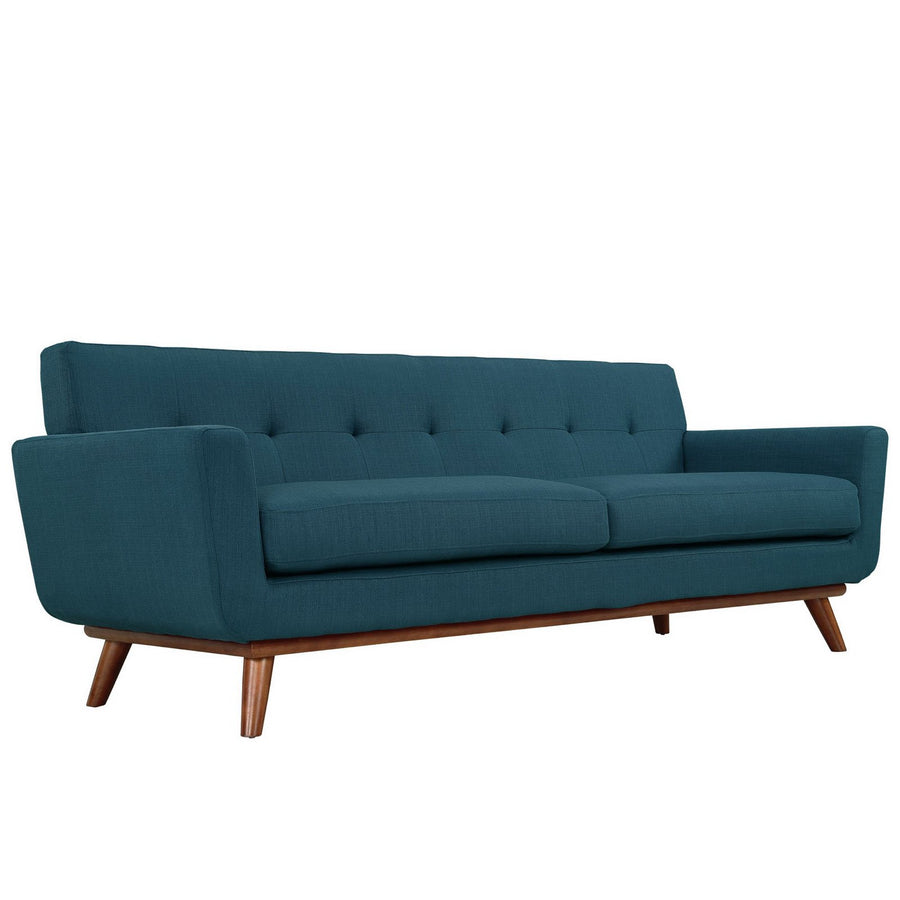 Flint Armchairs and Sofa Set of 3 in Azure