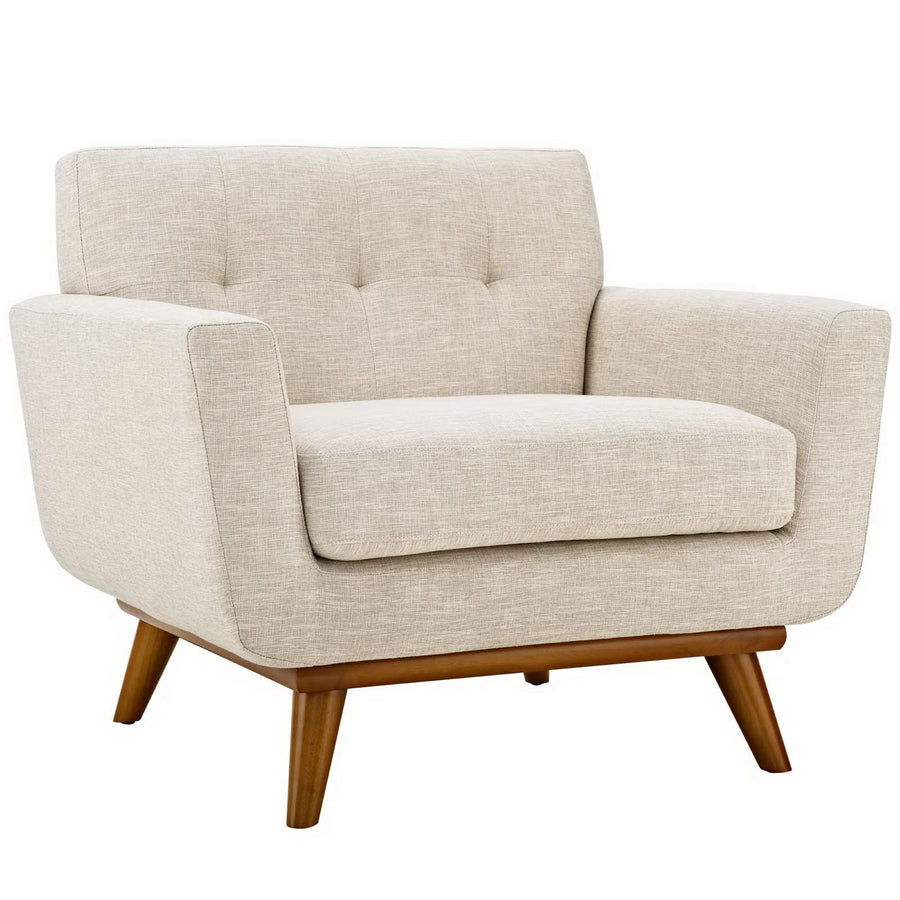 Flint Armchairs and Sofa Set of 3 in Beige