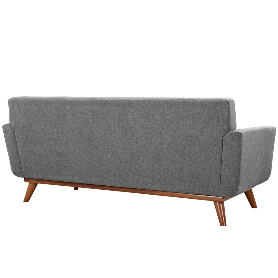 Flint Armchair and Loveseat Set of 2 in Expectation Gray