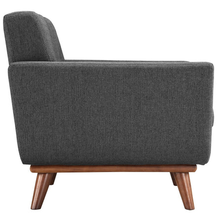 Engage Armchairs and Loveseat Set of 3 in Gray