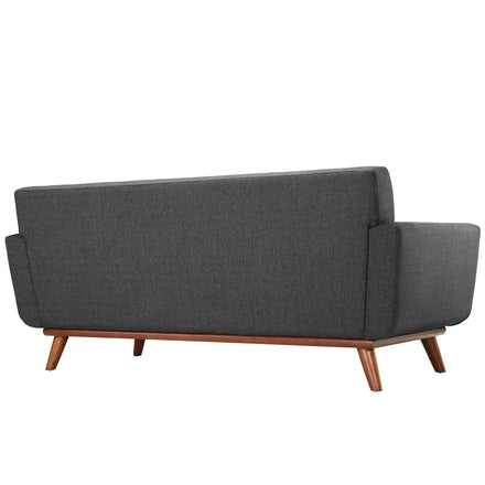 Engage Armchairs and Loveseat Set of 3 in Gray