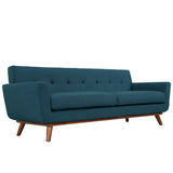 Flint Loveseat and Sofa Set of 2 in Azure
