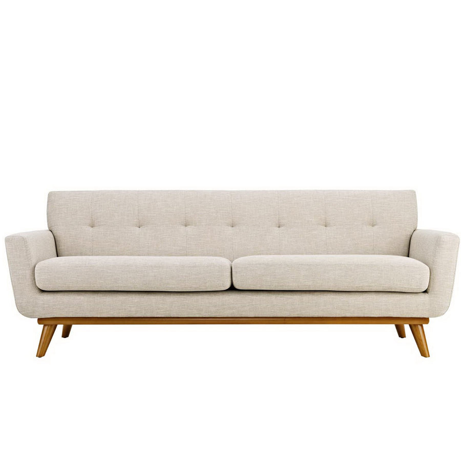 Flint Loveseat and Sofa Set of 2 in Beige