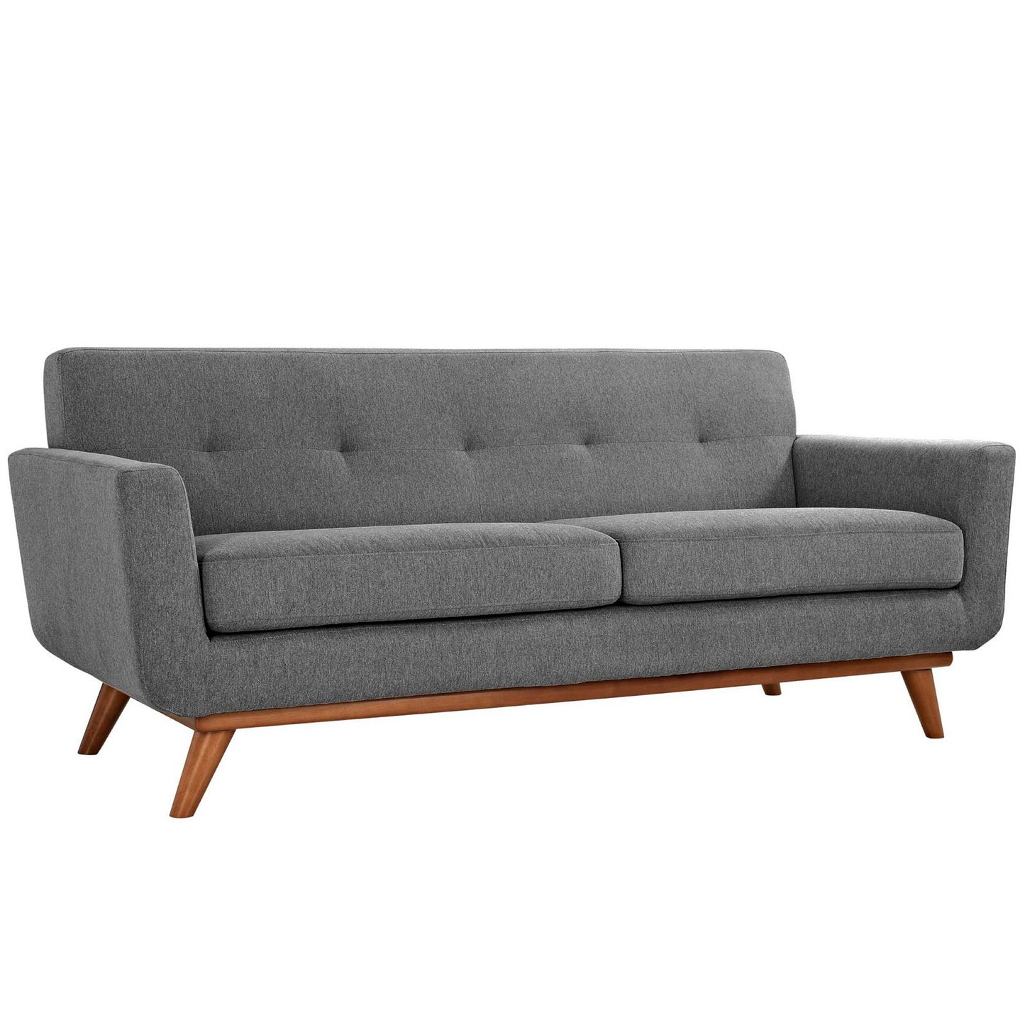 Flint Loveseat and Sofa Set of 2 in Expectation Gray