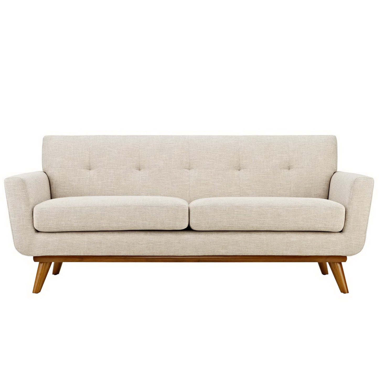Flint Sofa Loveseat and Armchair Set of 3 in Beige