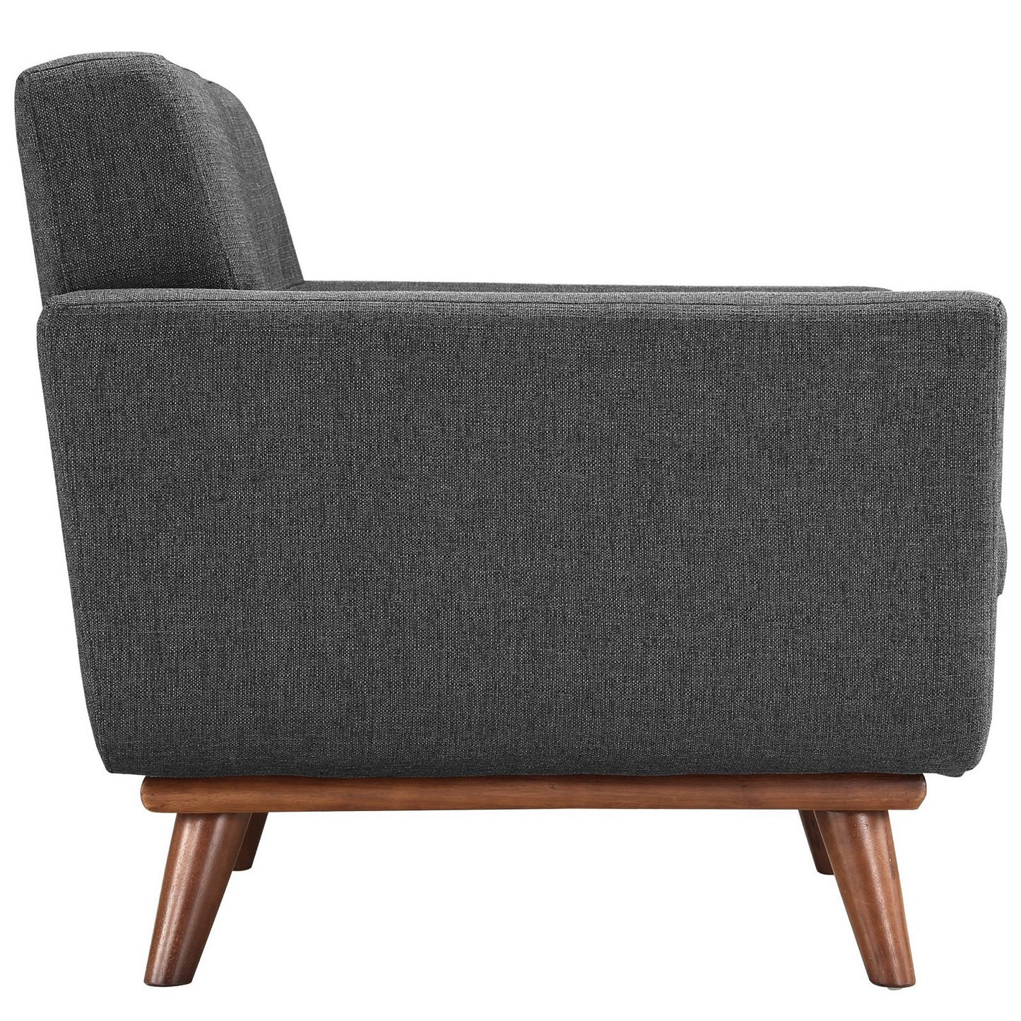 Flint Sofa Loveseat and Armchair Set of 3 in Gray