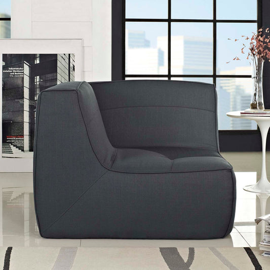 Align Upholstered Fabric Corner Sofa by Furniture for America