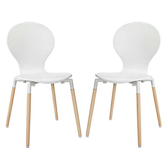 Path Dining Chair Set of 2 by Furniture for America