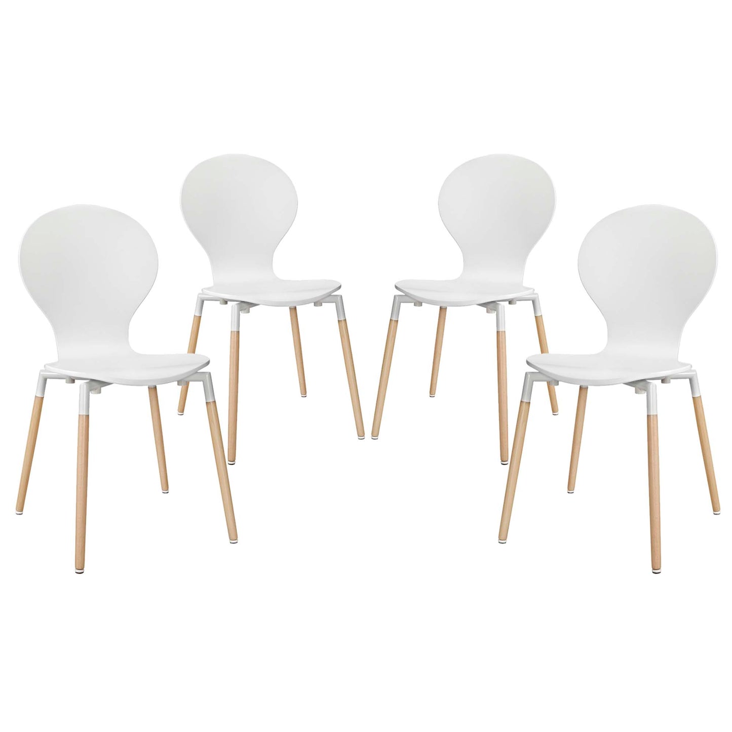 Path Dining Chair Set of 4 by Furniture for America