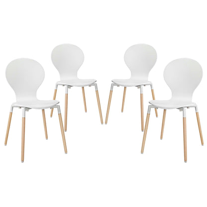 Path Dining Chair Set of 4 by Furniture for America