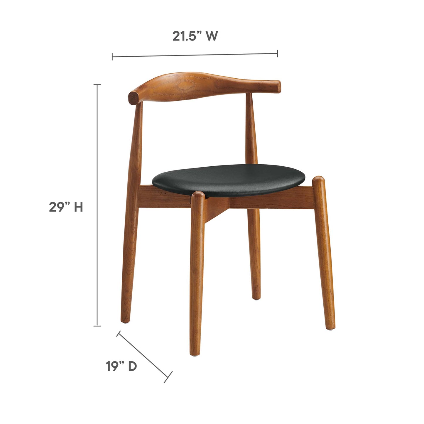 Stalwart Dining Side Chairs Set of 4 by Furniture for America