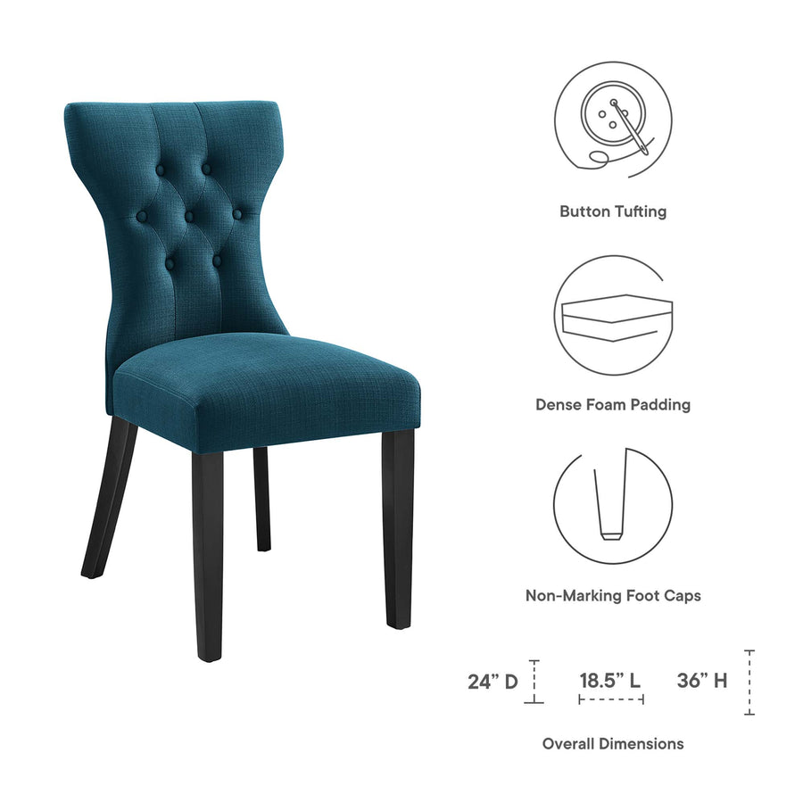 Enniskerry Dining Side Chair in Azure