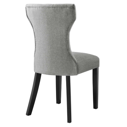 Silhouette Dining Side Chair in Light Gray
