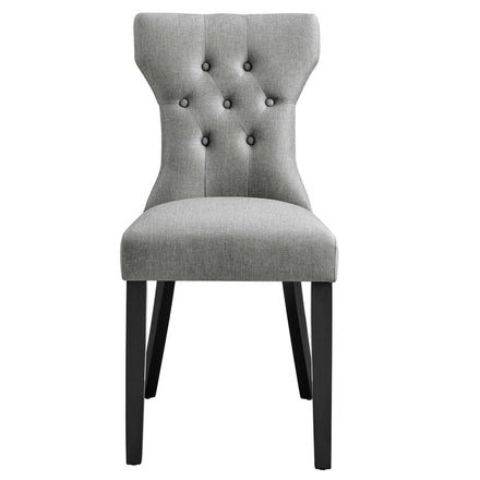 Silhouette Dining Side Chair in Light Gray