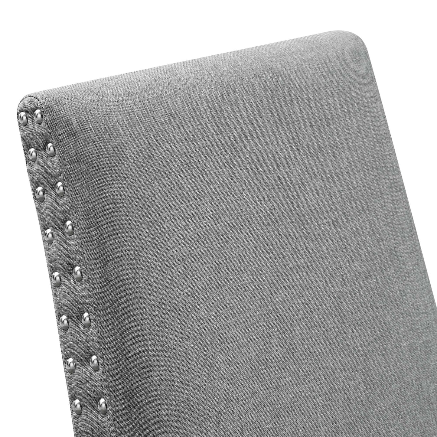 Parcel Dining Upholstered Fabric Side Chair by Furniture For America