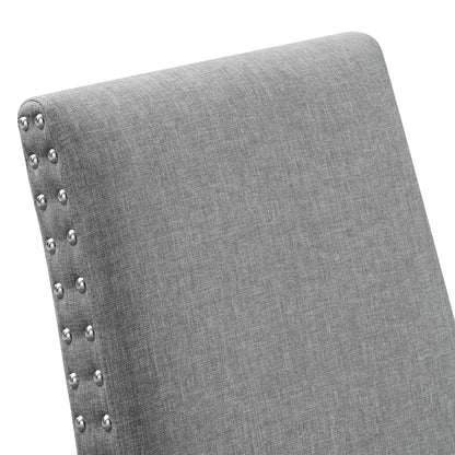 Parcel Dining Upholstered Fabric Side Chair by Furniture For America