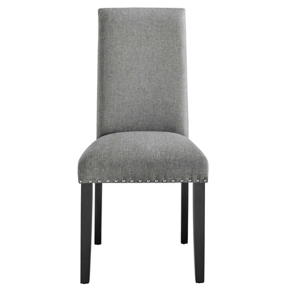 Parcel Dining Upholstered Fabric Side Chair by Furniture For America