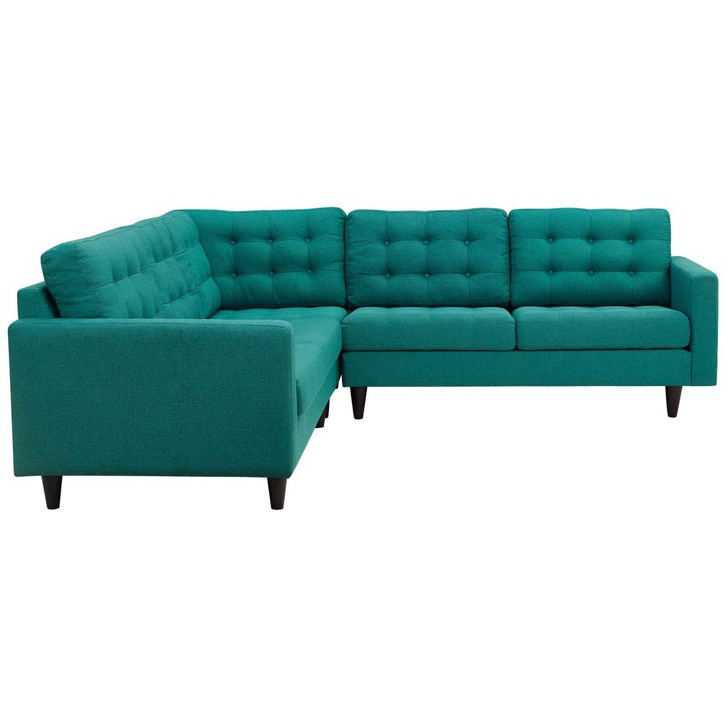 Empress 3 Piece Upholstered Fabric Sectional Sofa Set by Furniture for America