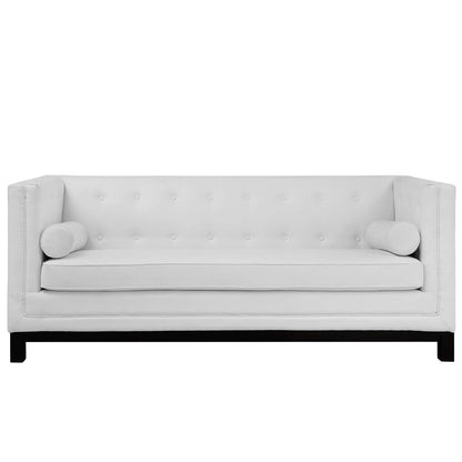 Imperial Bonded Leather Sofa by Furniture for America