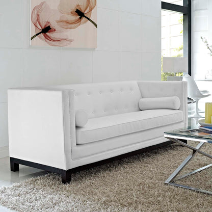 Imperial Bonded Leather Sofa by Furniture for America