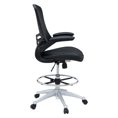 Attainment Vinyl Drafting Chair by Furniture for America