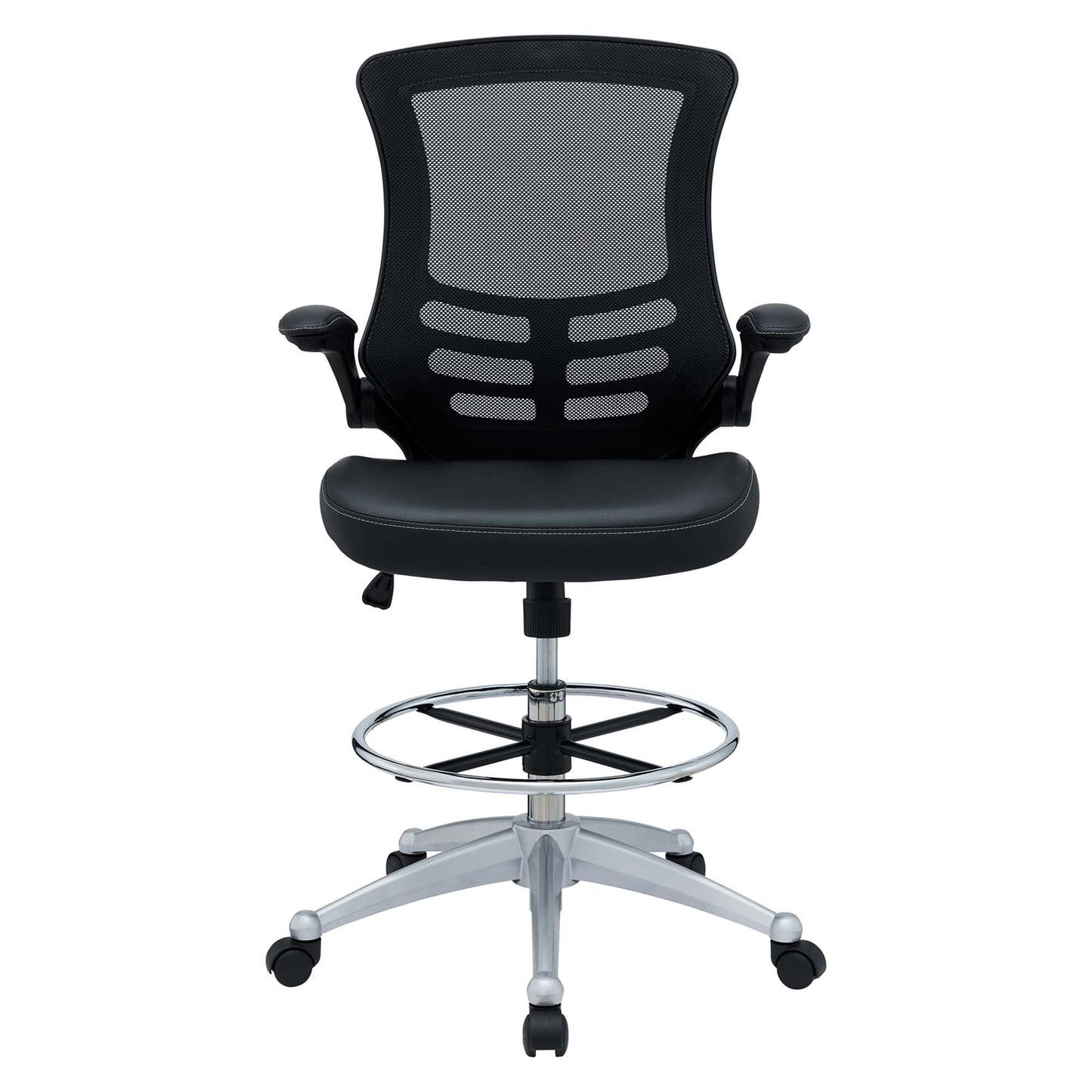 Attainment Vinyl Drafting Chair by Furniture for America