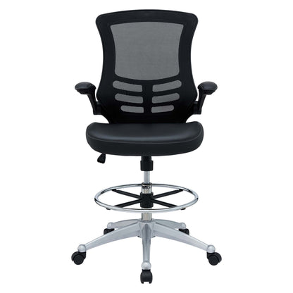 Attainment Vinyl Drafting Chair by Furniture for America