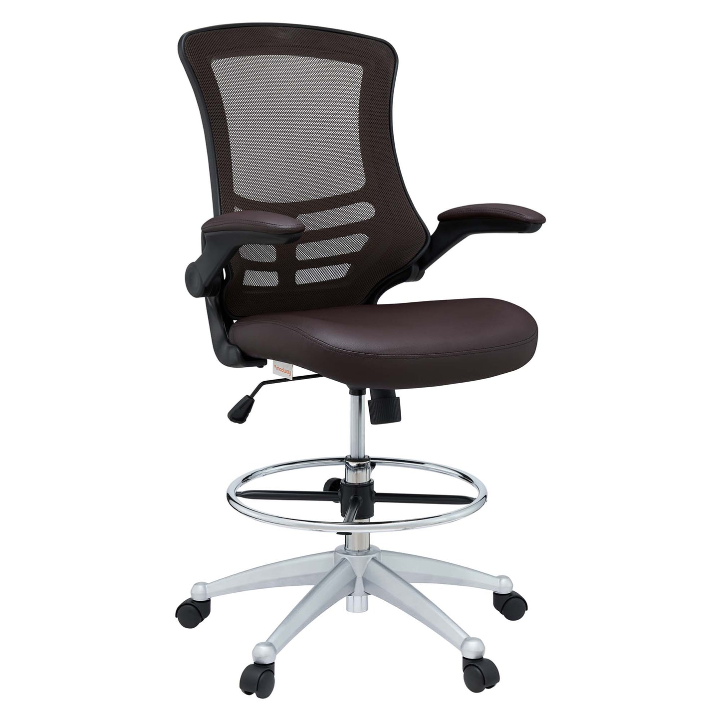 Attainment Vinyl Drafting Chair by Furniture for America