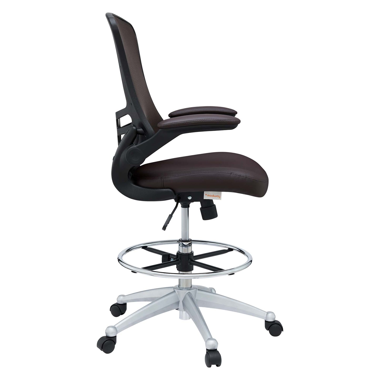 Attainment Vinyl Drafting Chair by Furniture for America