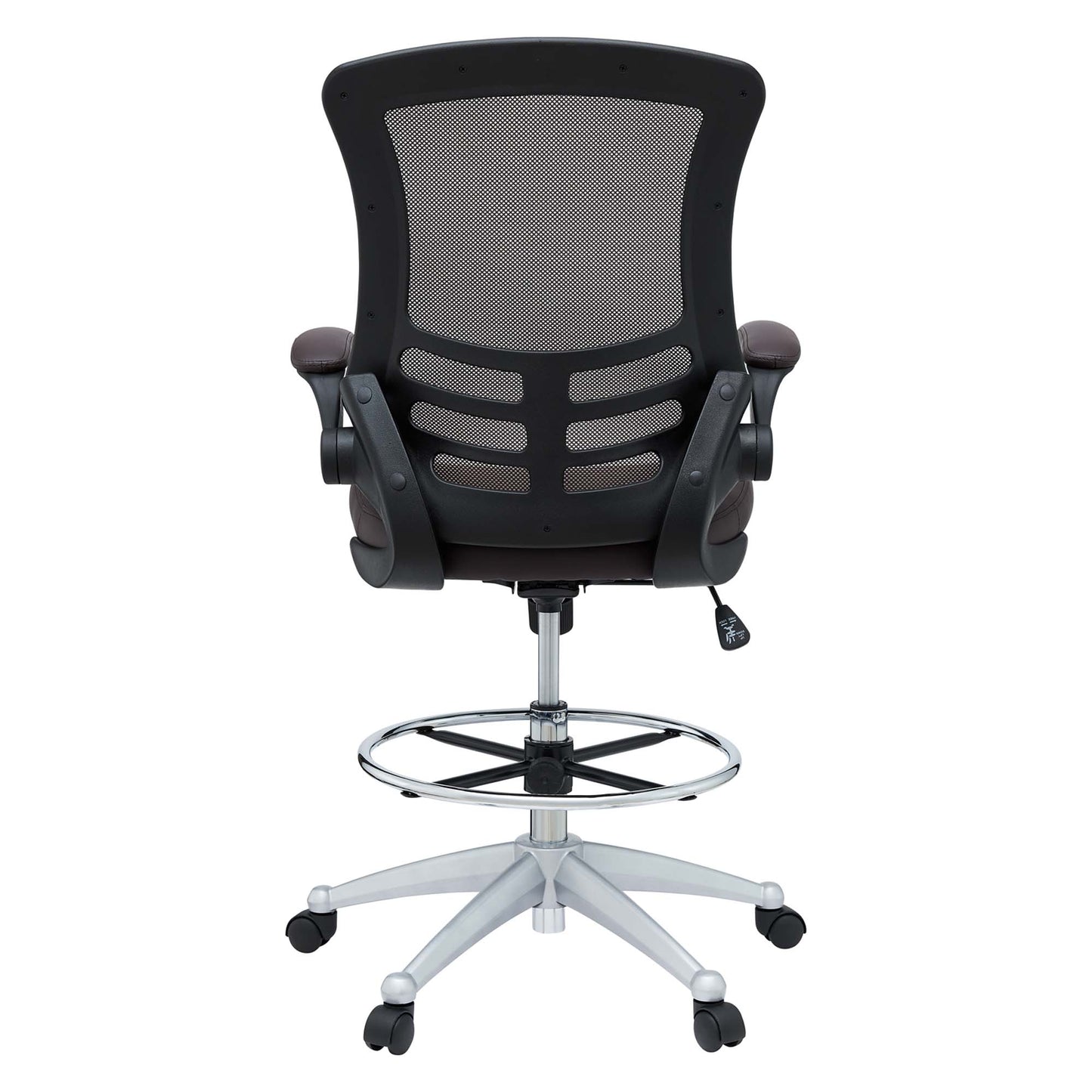 Attainment Vinyl Drafting Chair by Furniture for America