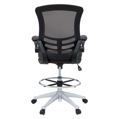 Attainment Vinyl Drafting Chair by Furniture for America