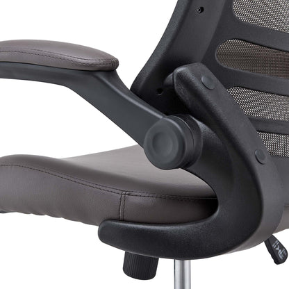 Attainment Vinyl Drafting Chair by Furniture for America