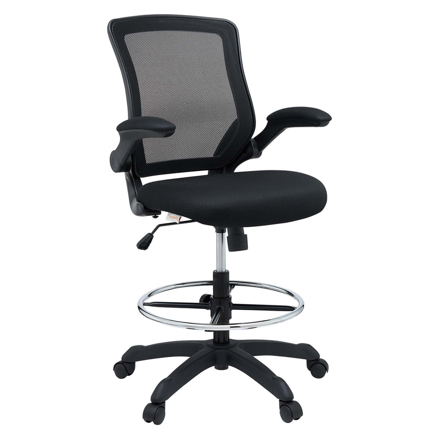 Greer Drafting Chair in Black
