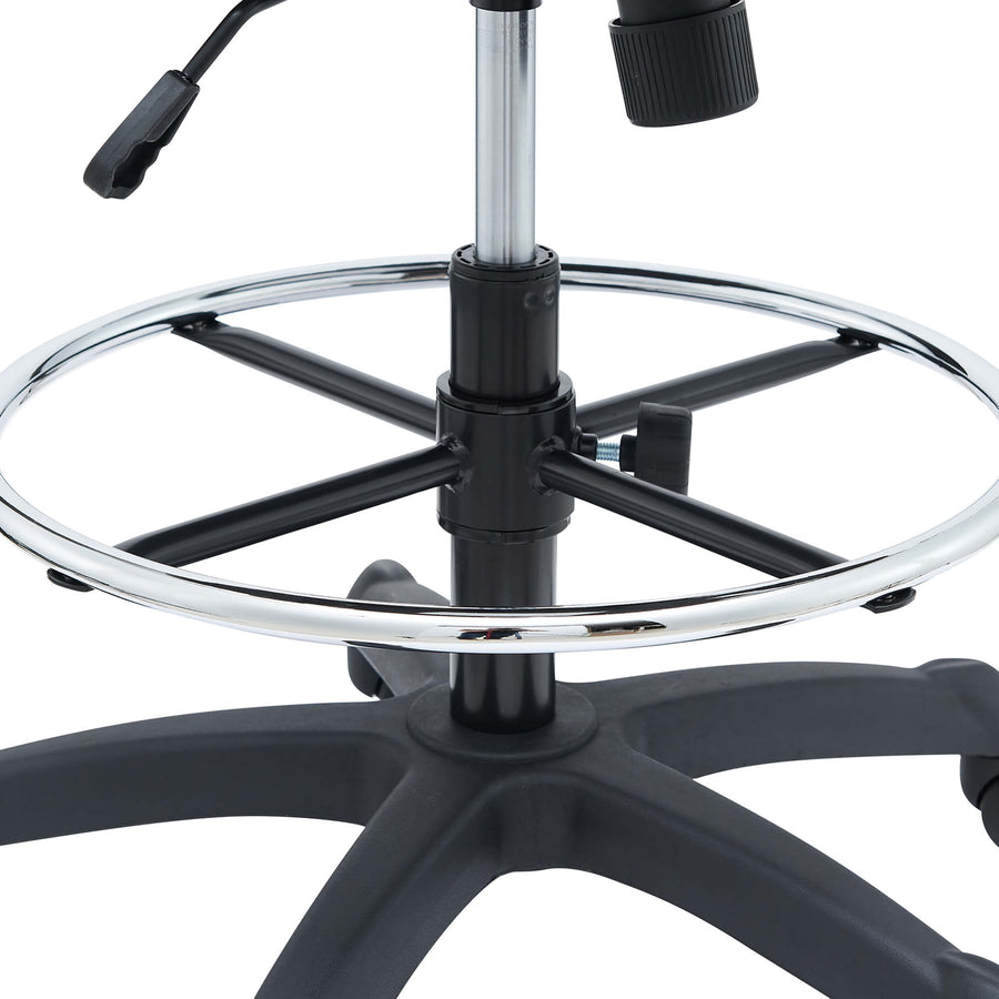 Greer Drafting Chair in Black