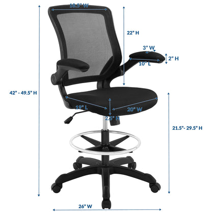 Veer Drafting Chair by Furniture for America