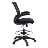 Greer Drafting Chair in Black