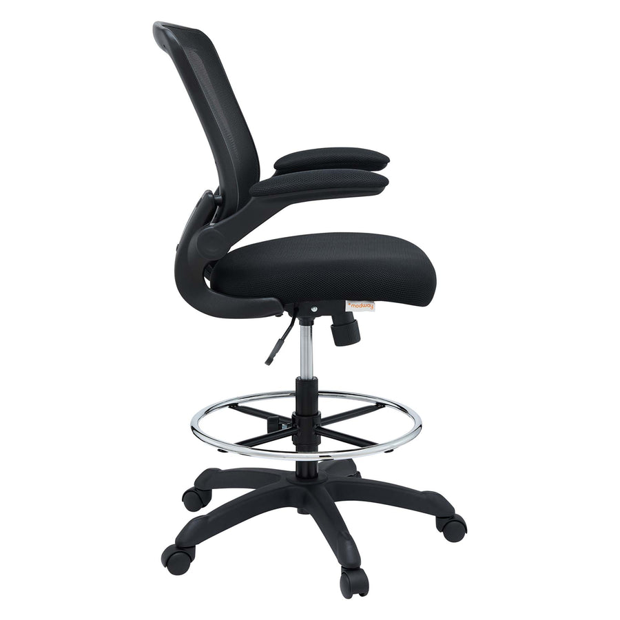 Greer Drafting Chair in Black