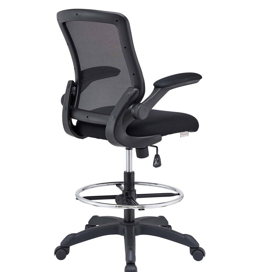 Greer Drafting Chair in Black