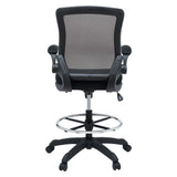 Greer Drafting Chair in Black
