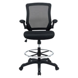 Greer Drafting Chair in Black