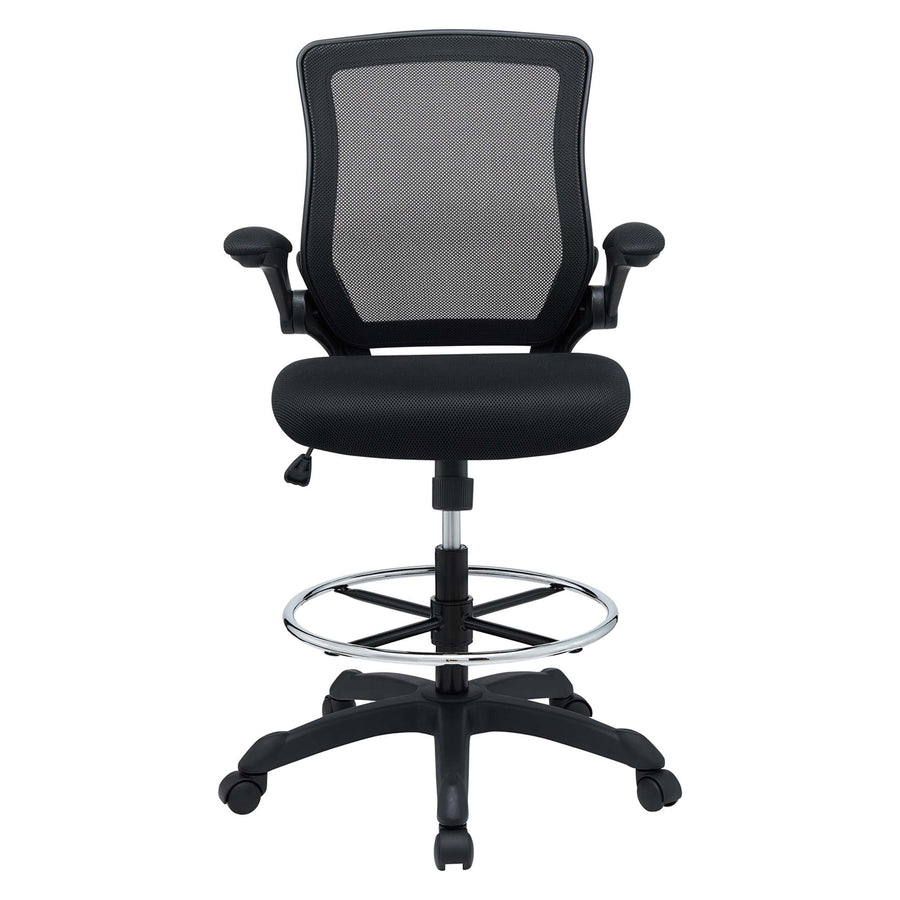 Greer Drafting Chair in Black