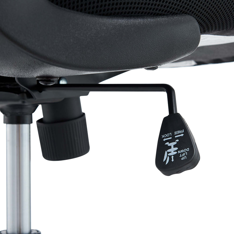 Greer Drafting Chair in Black