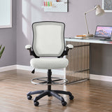Greer Drafting Chair in Gray