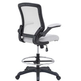 Greer Drafting Chair in Gray