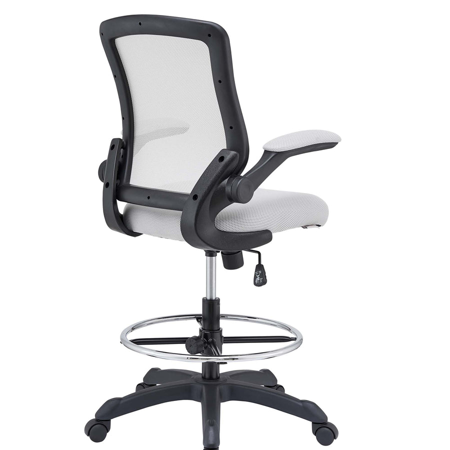 Greer Drafting Chair in Gray