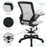 Greer Drafting Chair in Gray