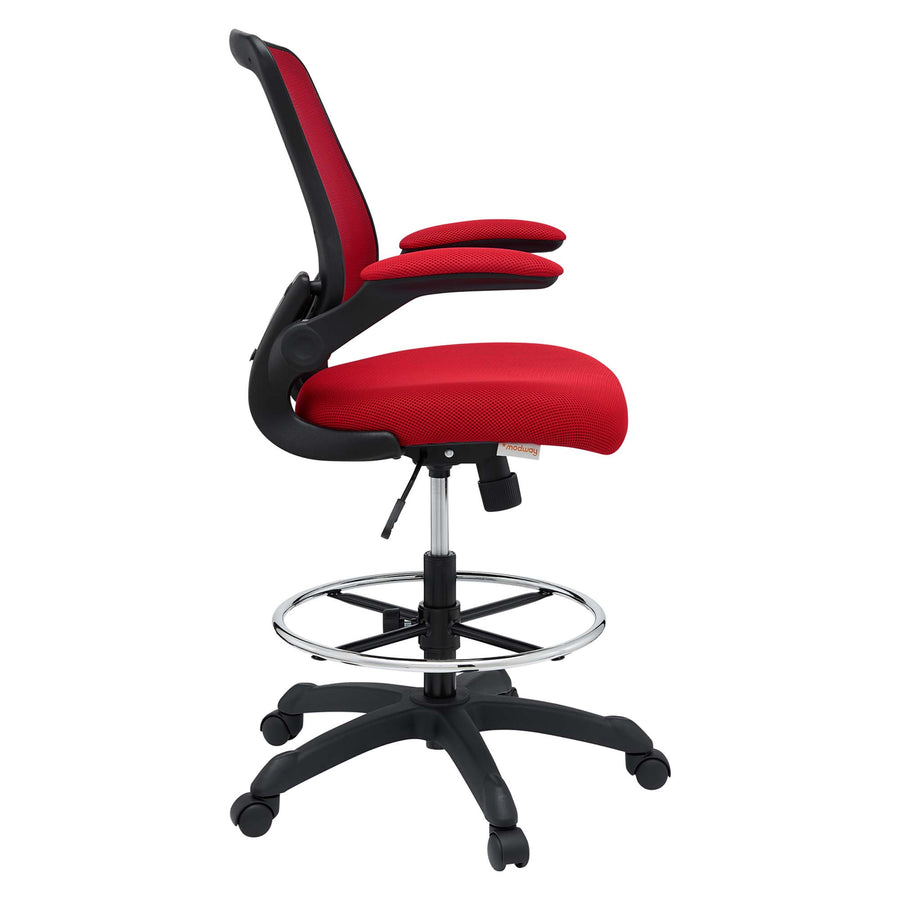Greer Drafting Chair in Red