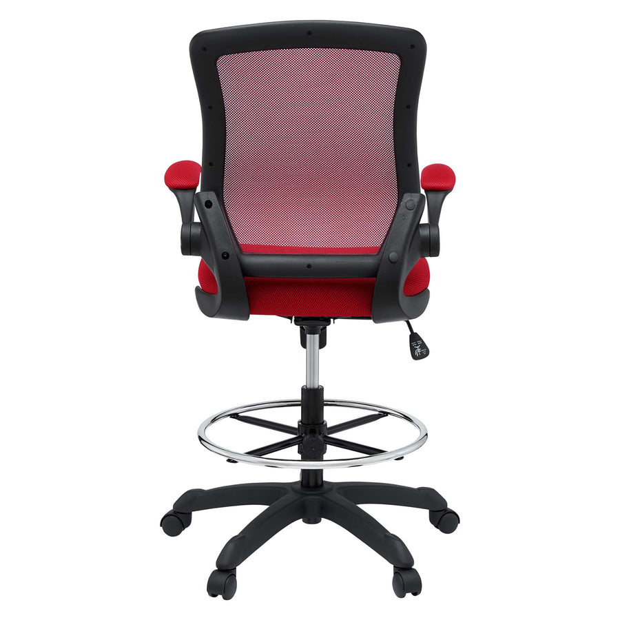 Greer Drafting Chair in Red
